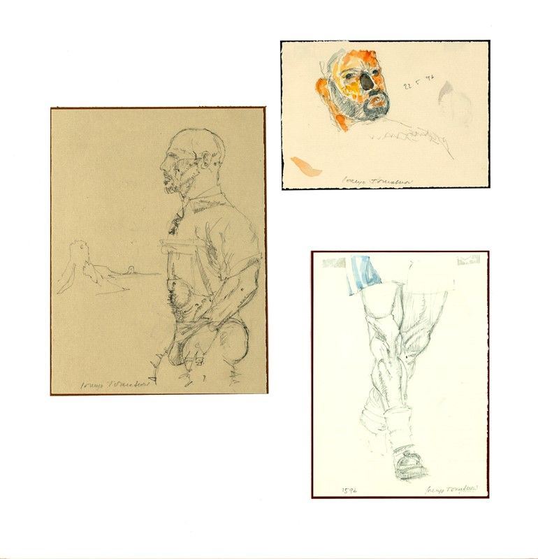Lorenzo Tornabuoni - Tre Studi di Figure