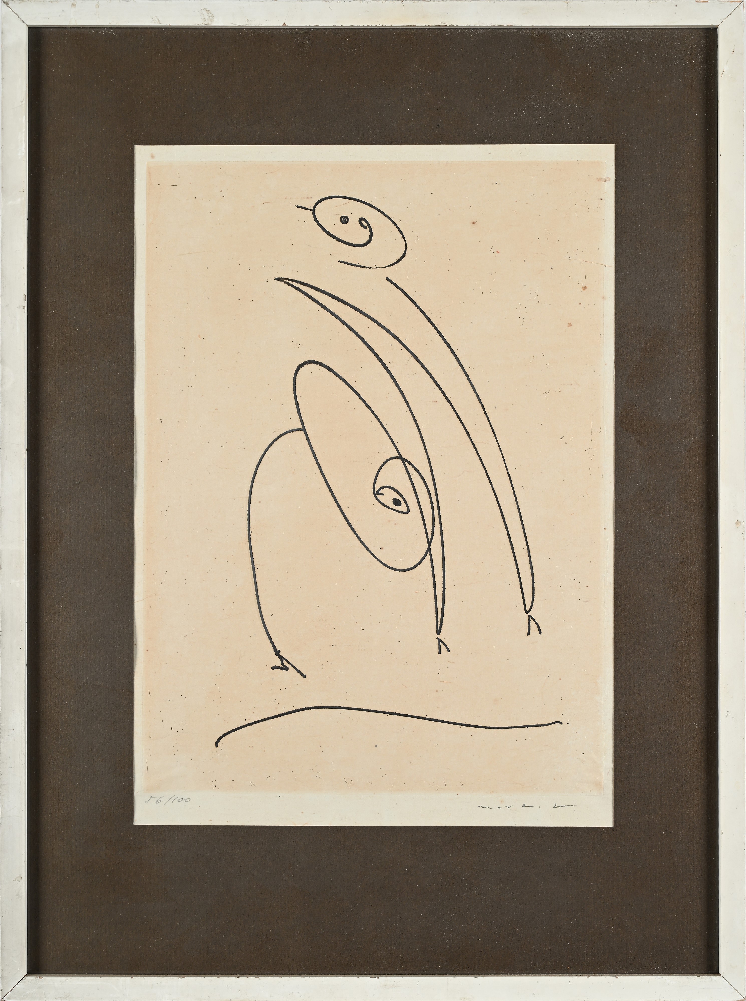 Max Ernst - Senza titolo, acquaforte