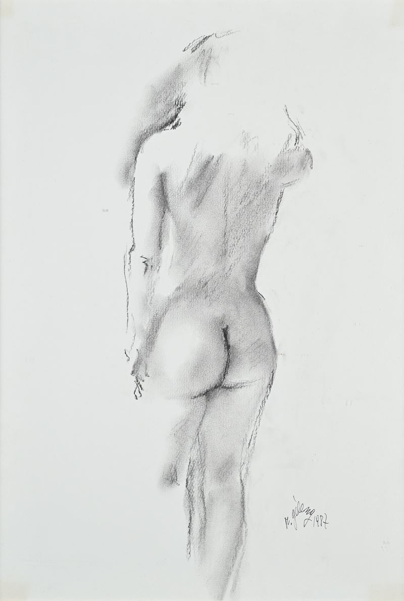R. Geleng, Nudo di schiena
