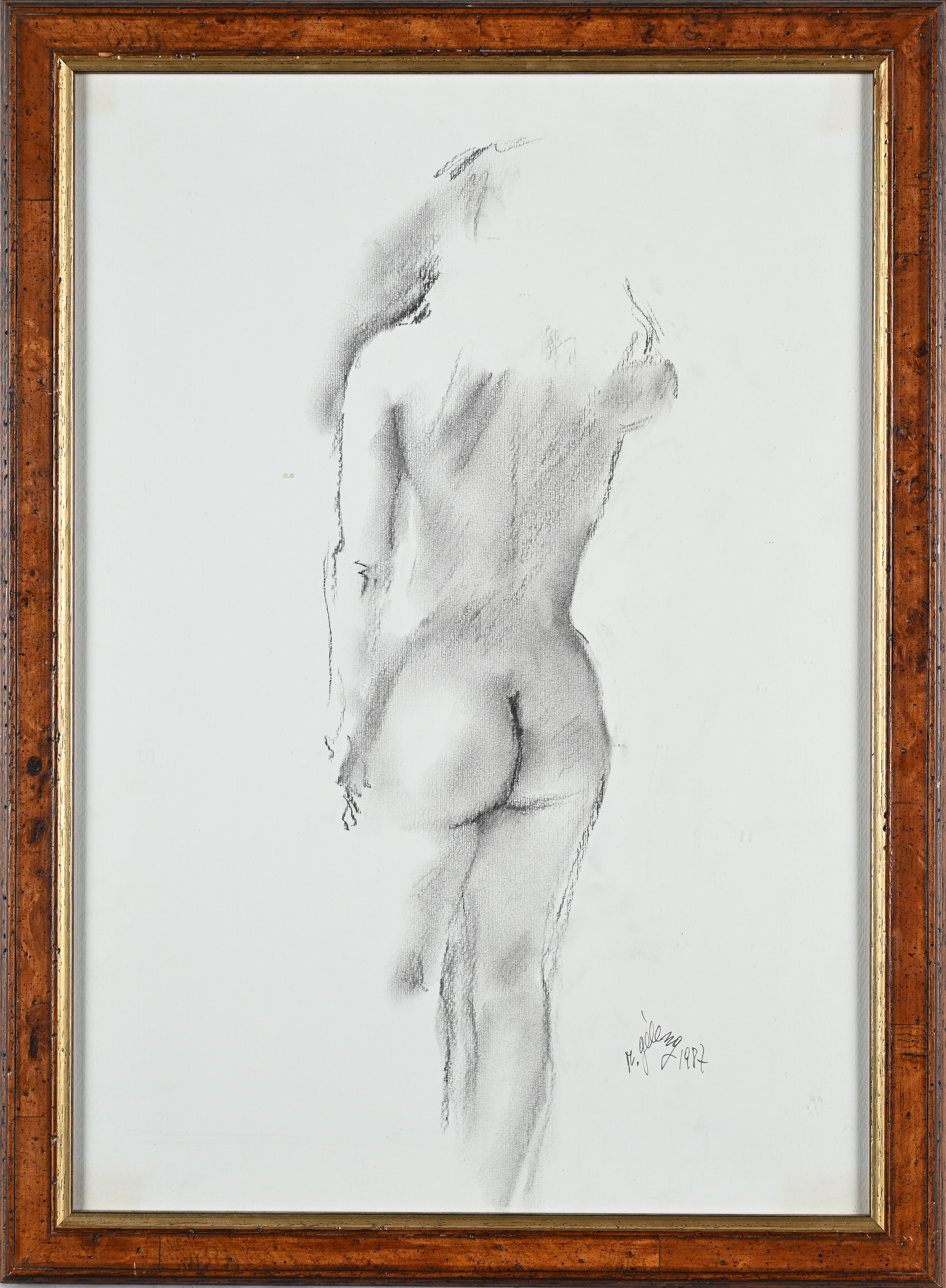 R. Geleng, Nudo di schiena