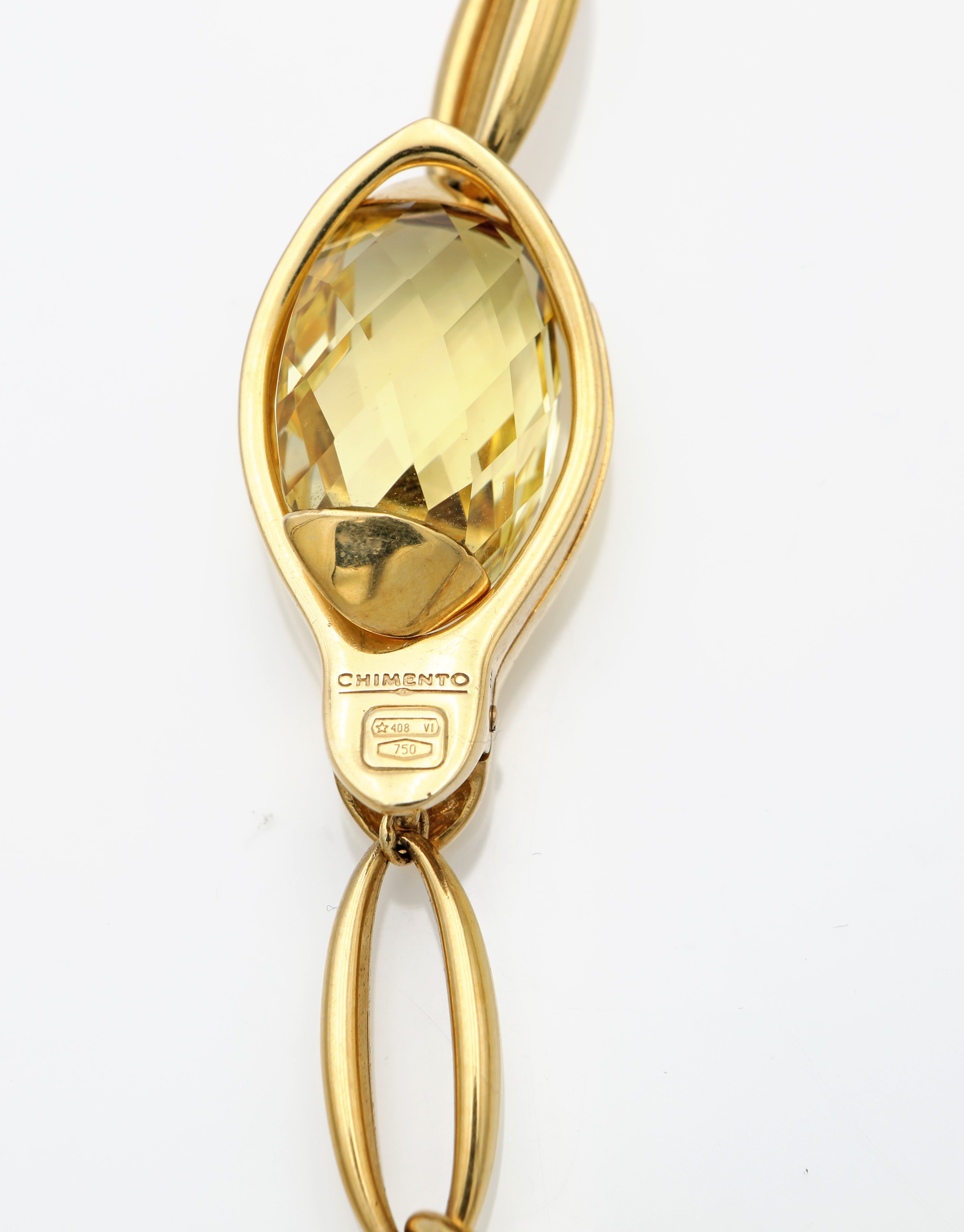 Chimento Collana in Oro e Quarzi