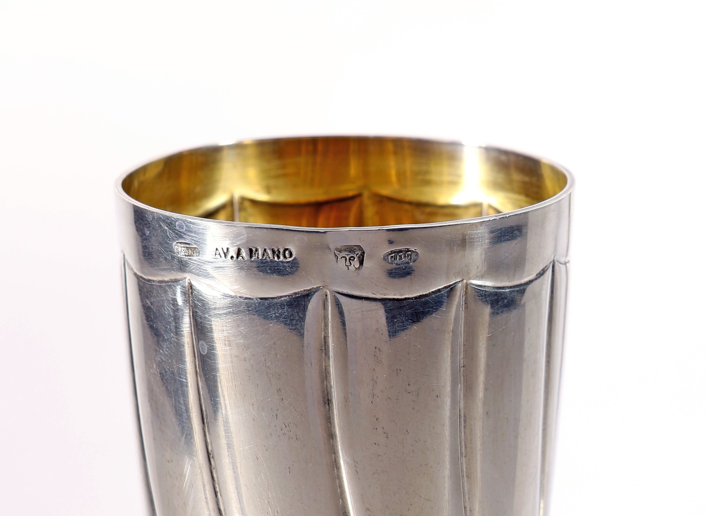 Coppia di Flutes in Argento