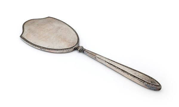 Specchio da toletta in argento sterling