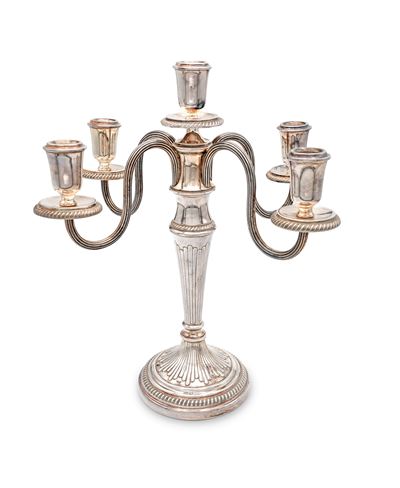 Candelabro in Argento 800/000 a Cinque Luci