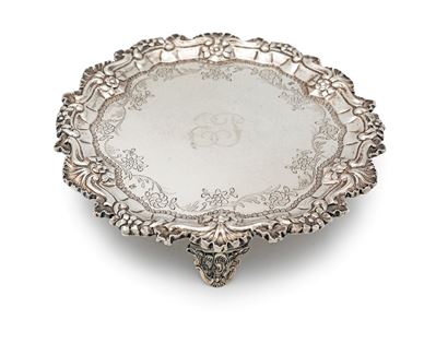 Piccolo Salver in Argento, Olanda, XIX Secolo