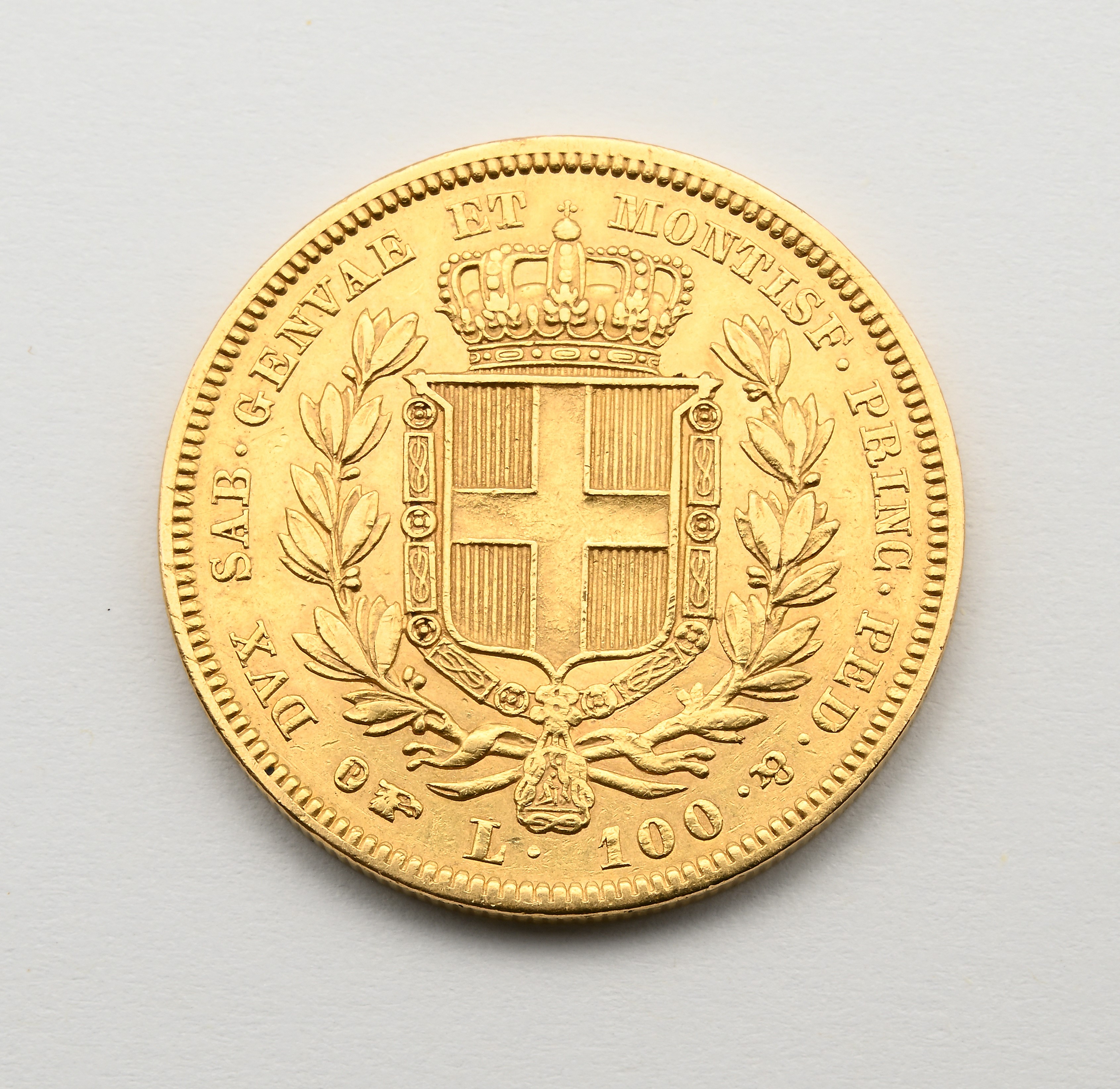 100 Lire 1835 Torino Carlo Alberto Regno di Sardegna