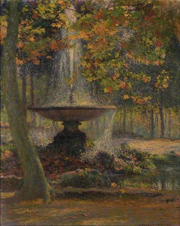 Roma, fontana a Villa Borghese