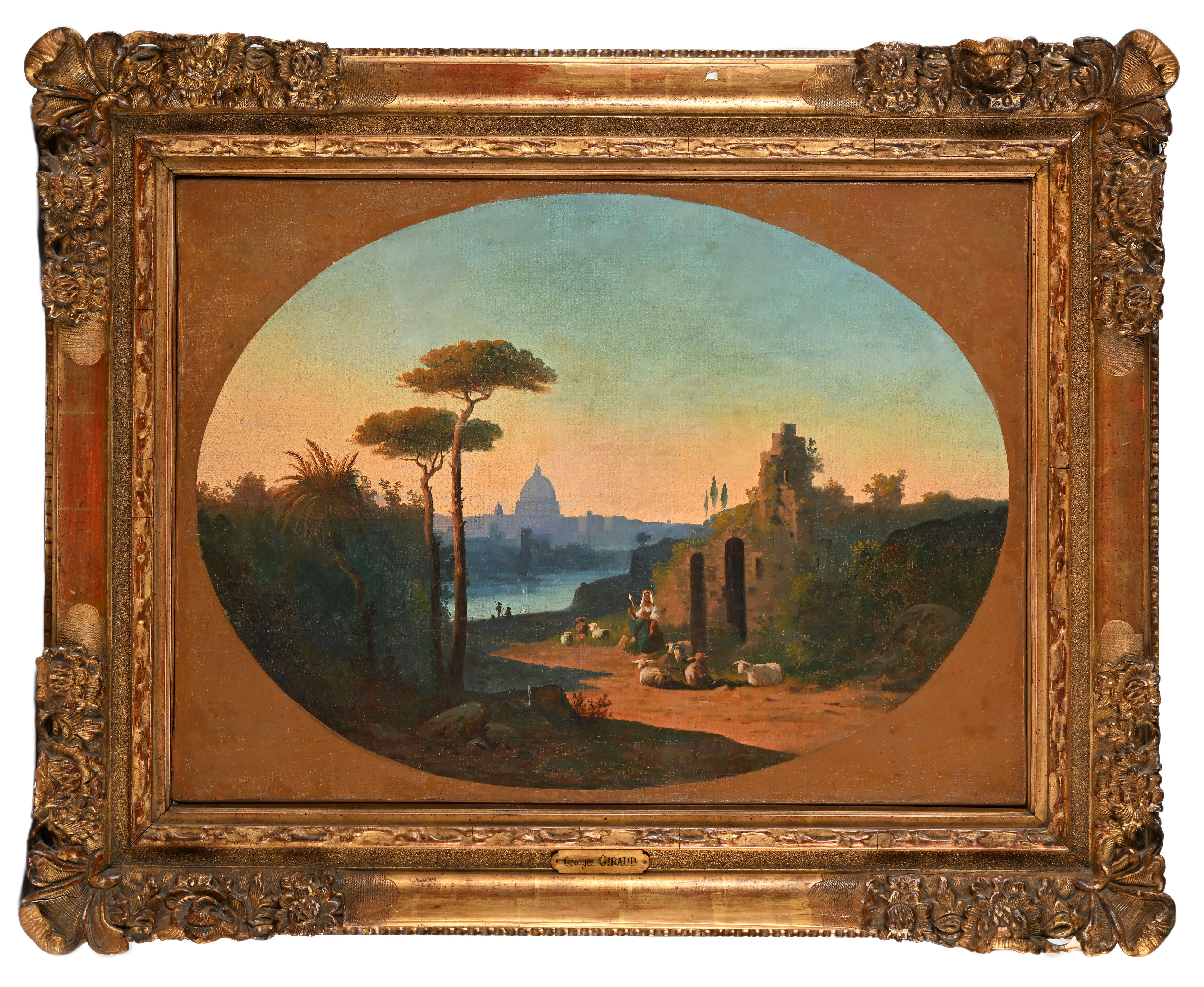 Scuola Europea del XIX Secolo - Veduta di Roma