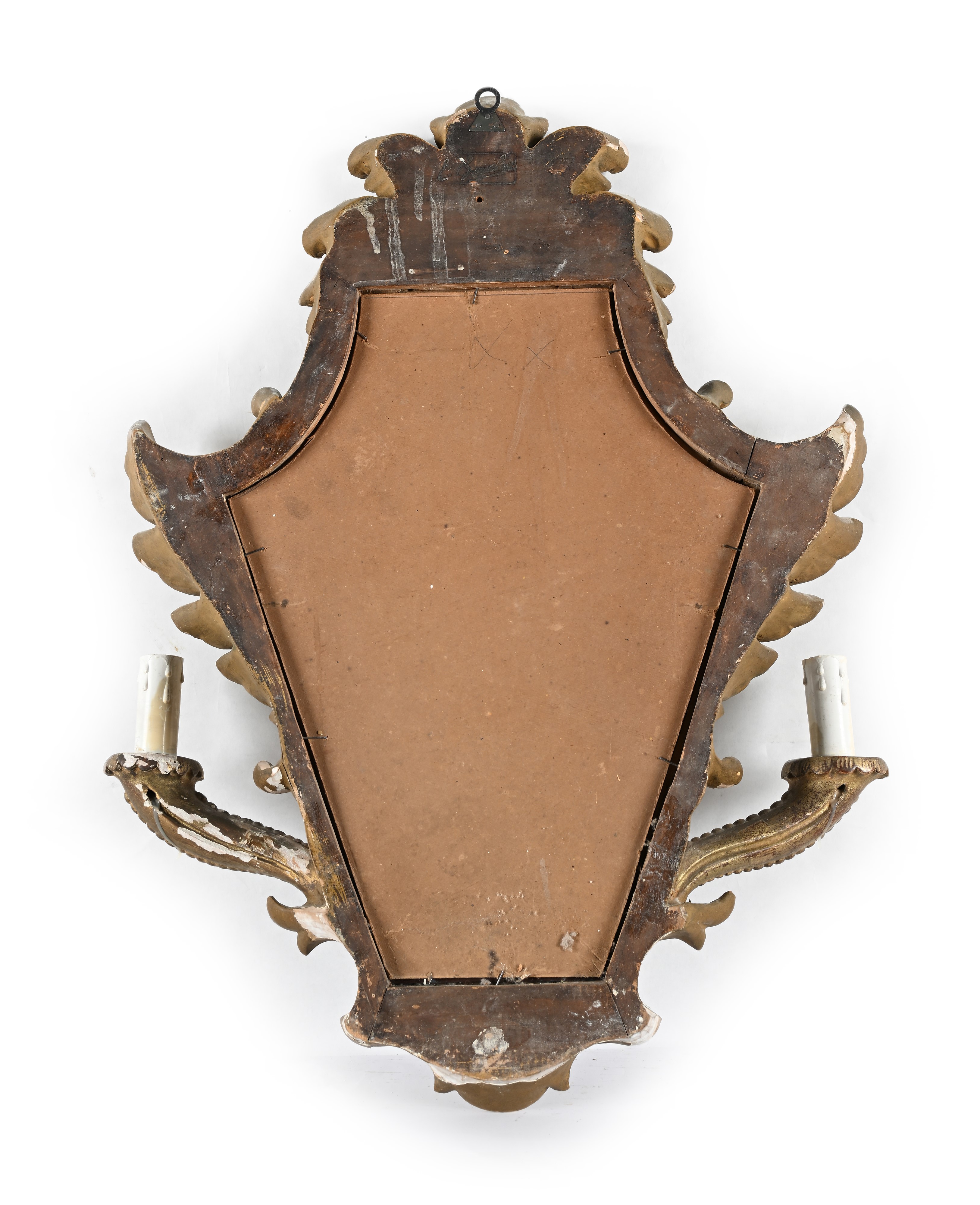 Ventolina in Legno Dorato, Fine del XIX Secolo