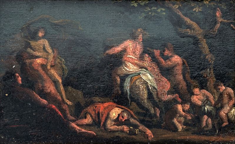 Pittore del XVIII Secolo - Il Ratto delle Sabine