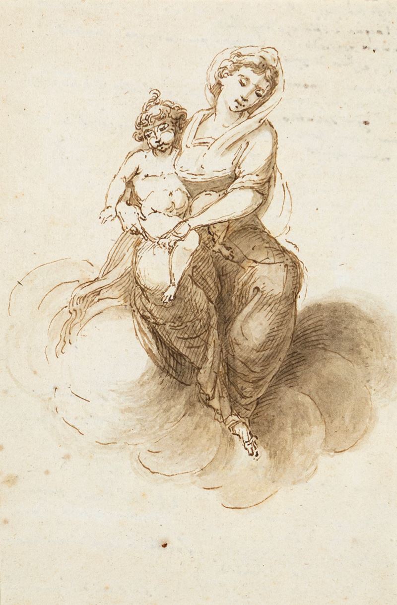 Scuola Neoclassica Italiana - Madonna con Bambino