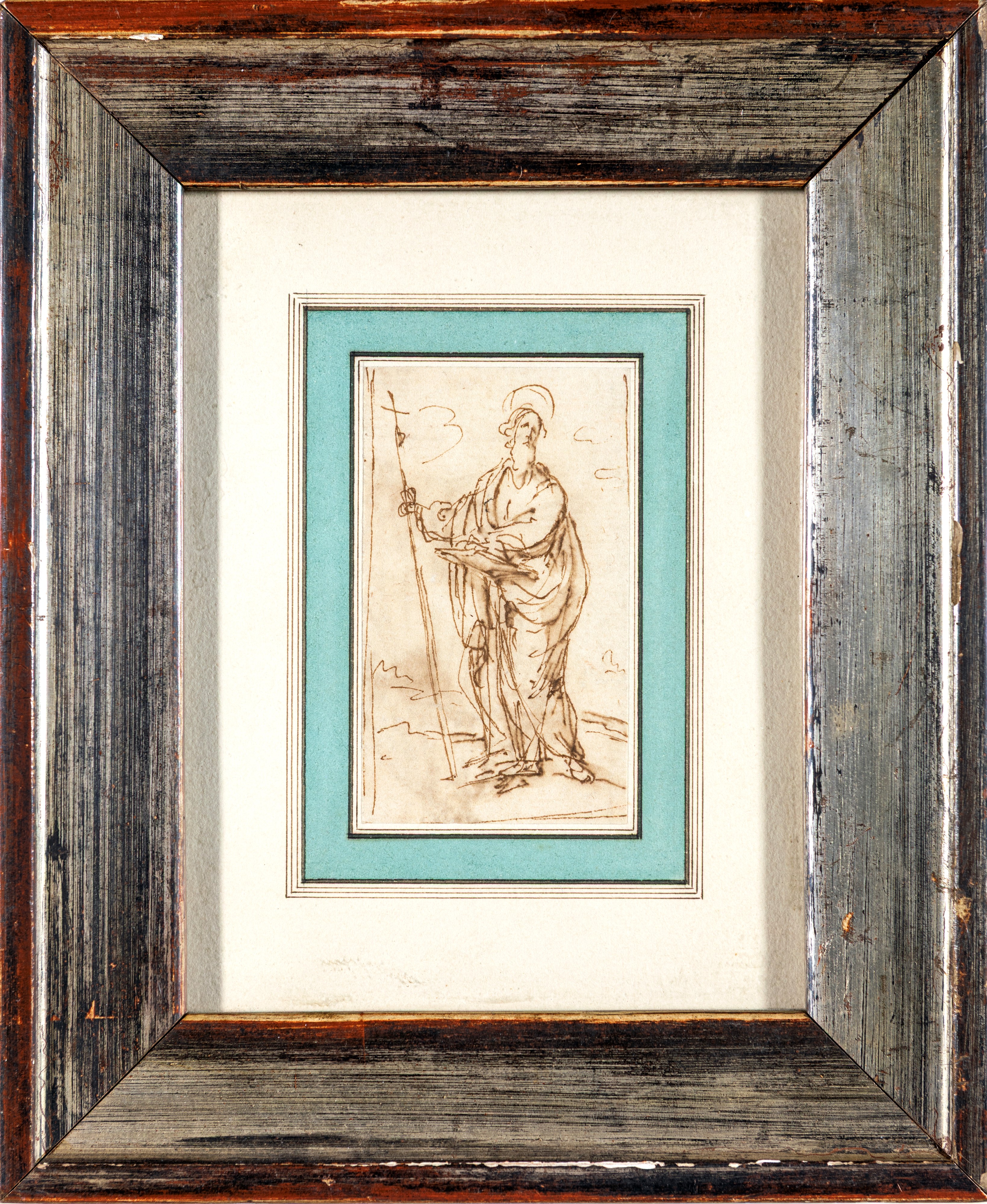 Scuola Napoletana del XVII Secolo - Studio di Santo