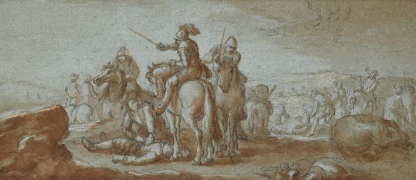 Scena di battaglia tra cavallerie