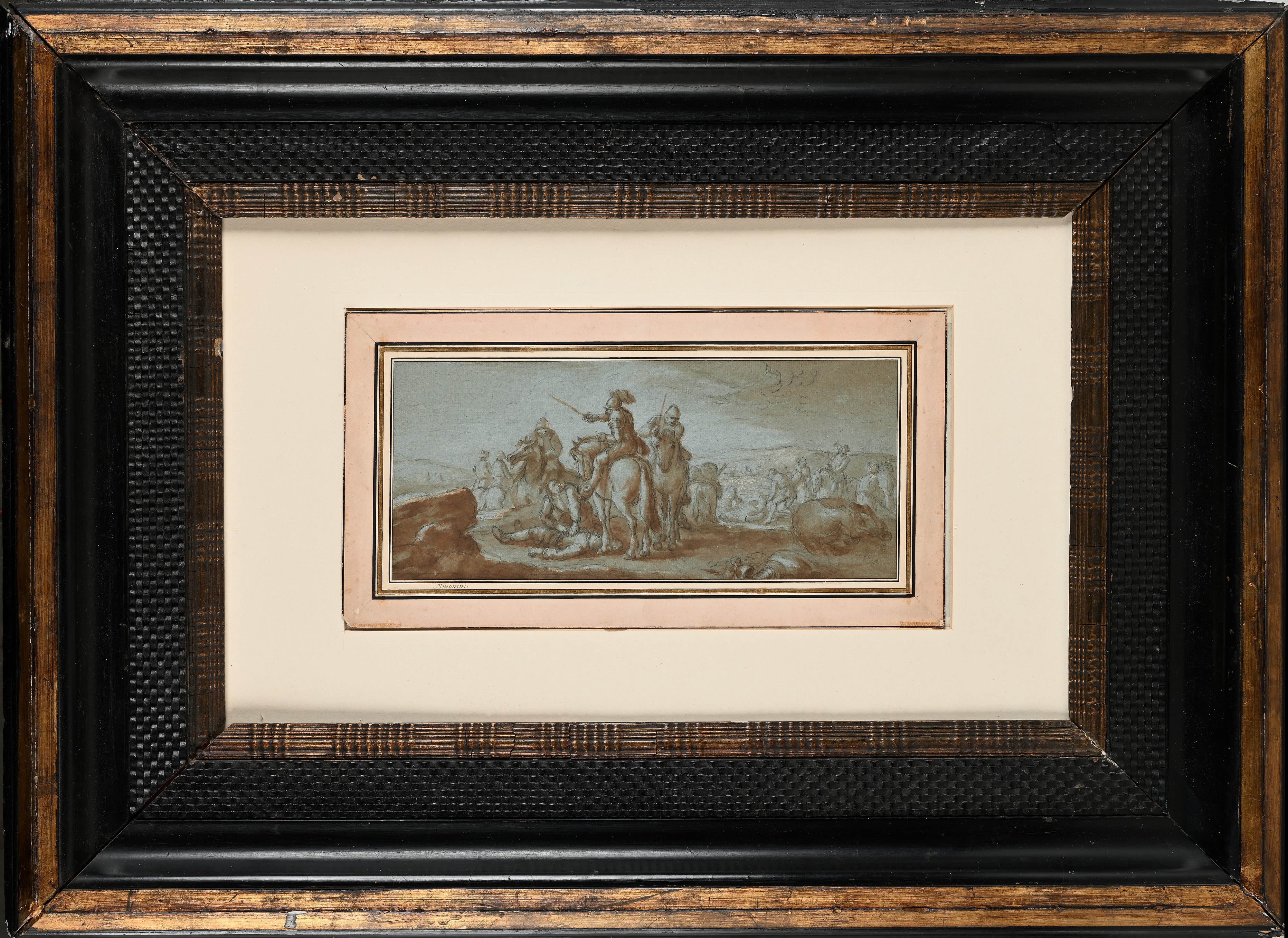 Scena di battaglia tra cavallerie