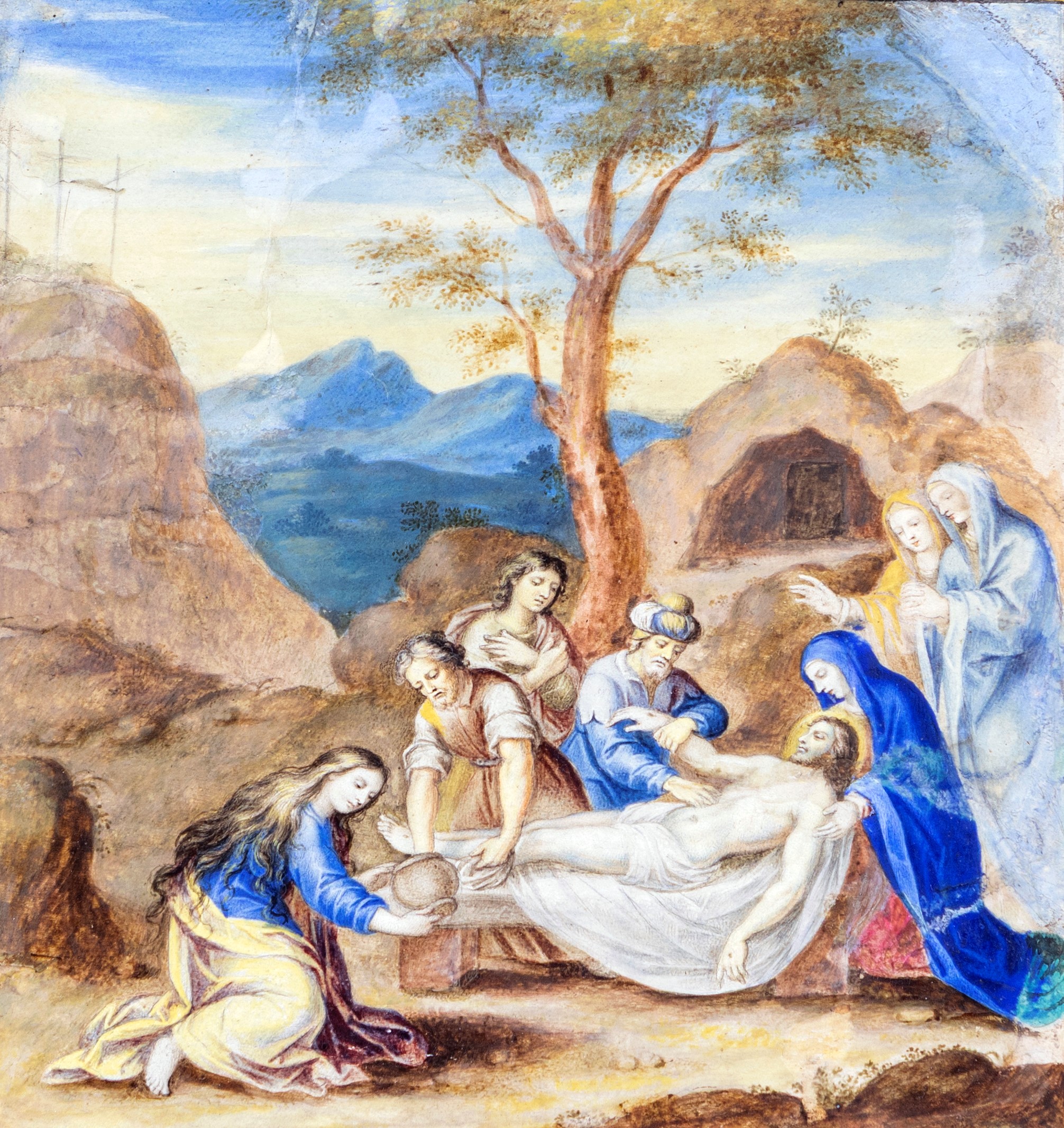Scuola Romana del XVIII Secolo - Deposizione di Cristo