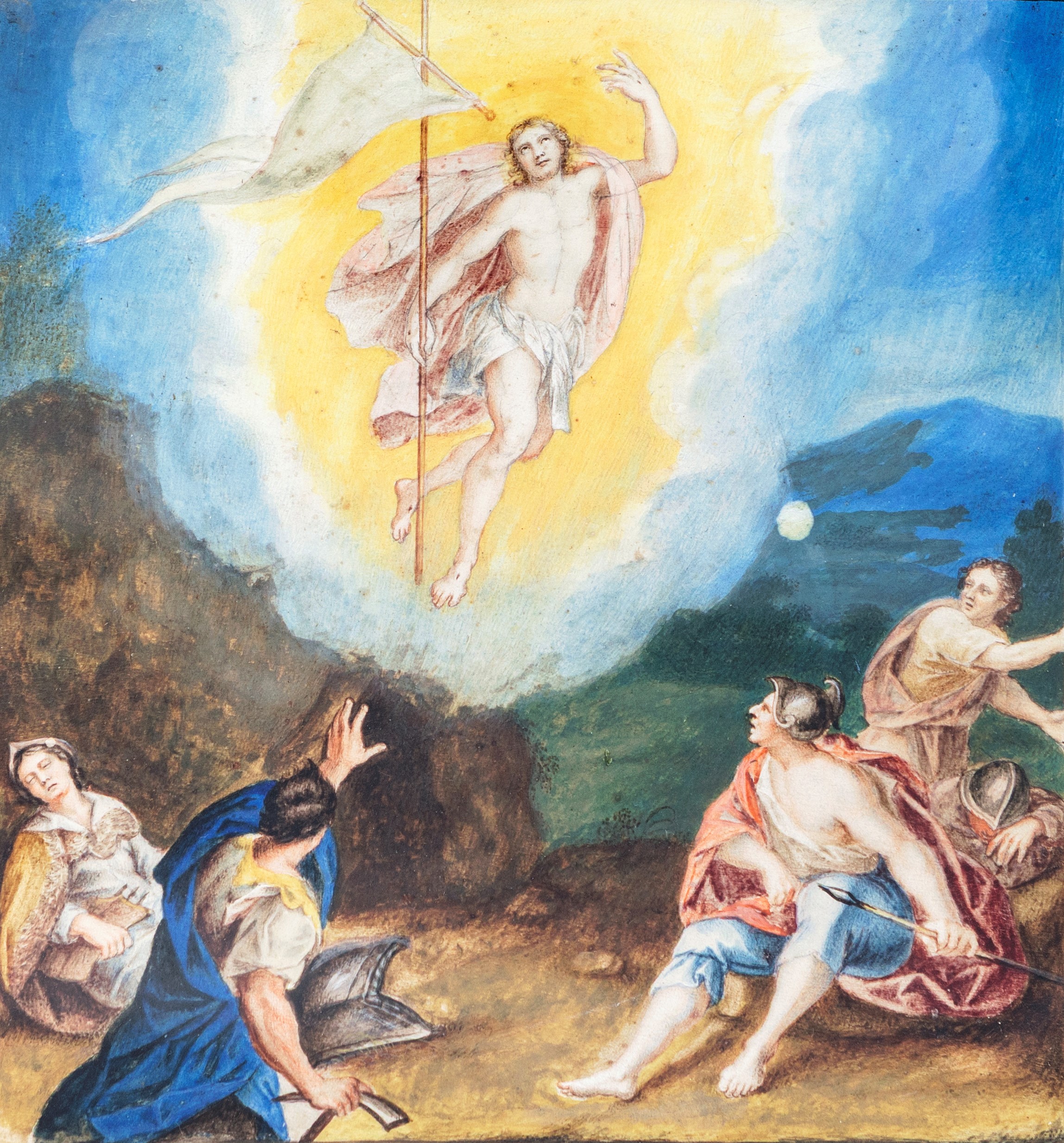 Scuola Romana del XVIII Secolo - Resurrezione di Cristo