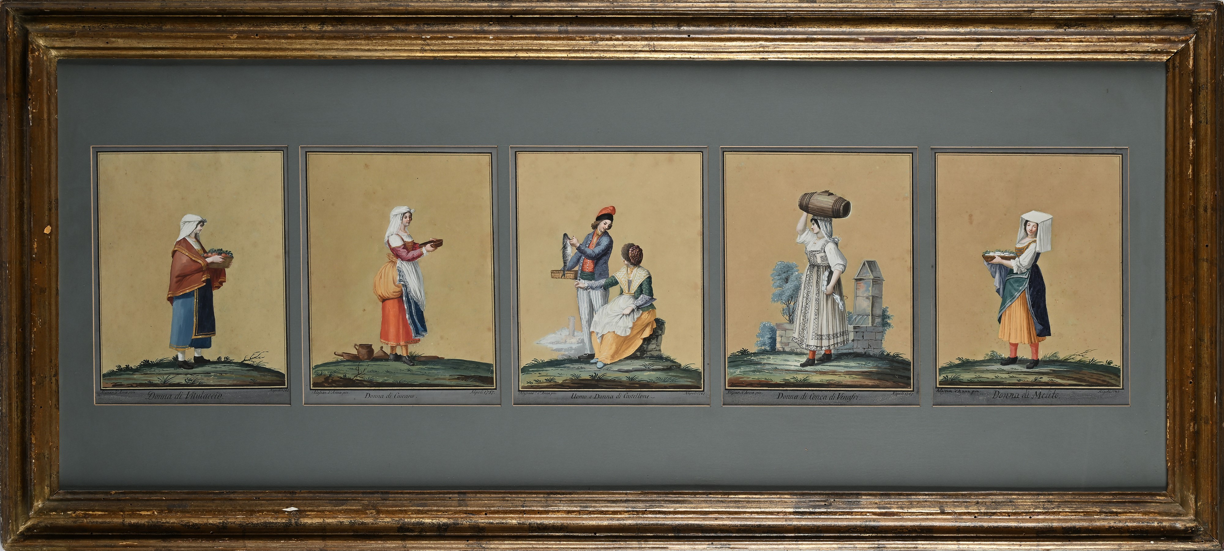 Alessandro D'anna - Donna di Vitulaccio; Donna di Cascano; Uomo e Donna di Castellone; Donna di C...