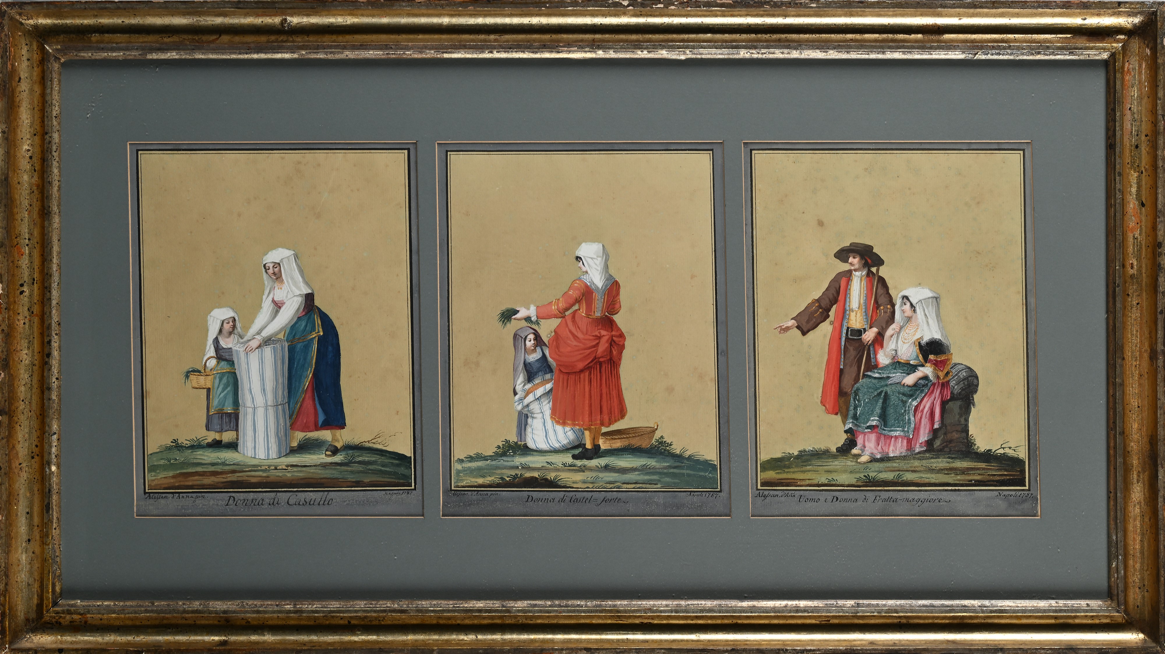 Donna di Casullo; Donna di Castel Forte; Uomo e Donna di Fratta Maggiore