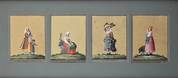 Donna dell'Isola di Procita; Donna dell'Acerra; Donna della Torre di Francolisi; Donna di San Giovanni  [..]