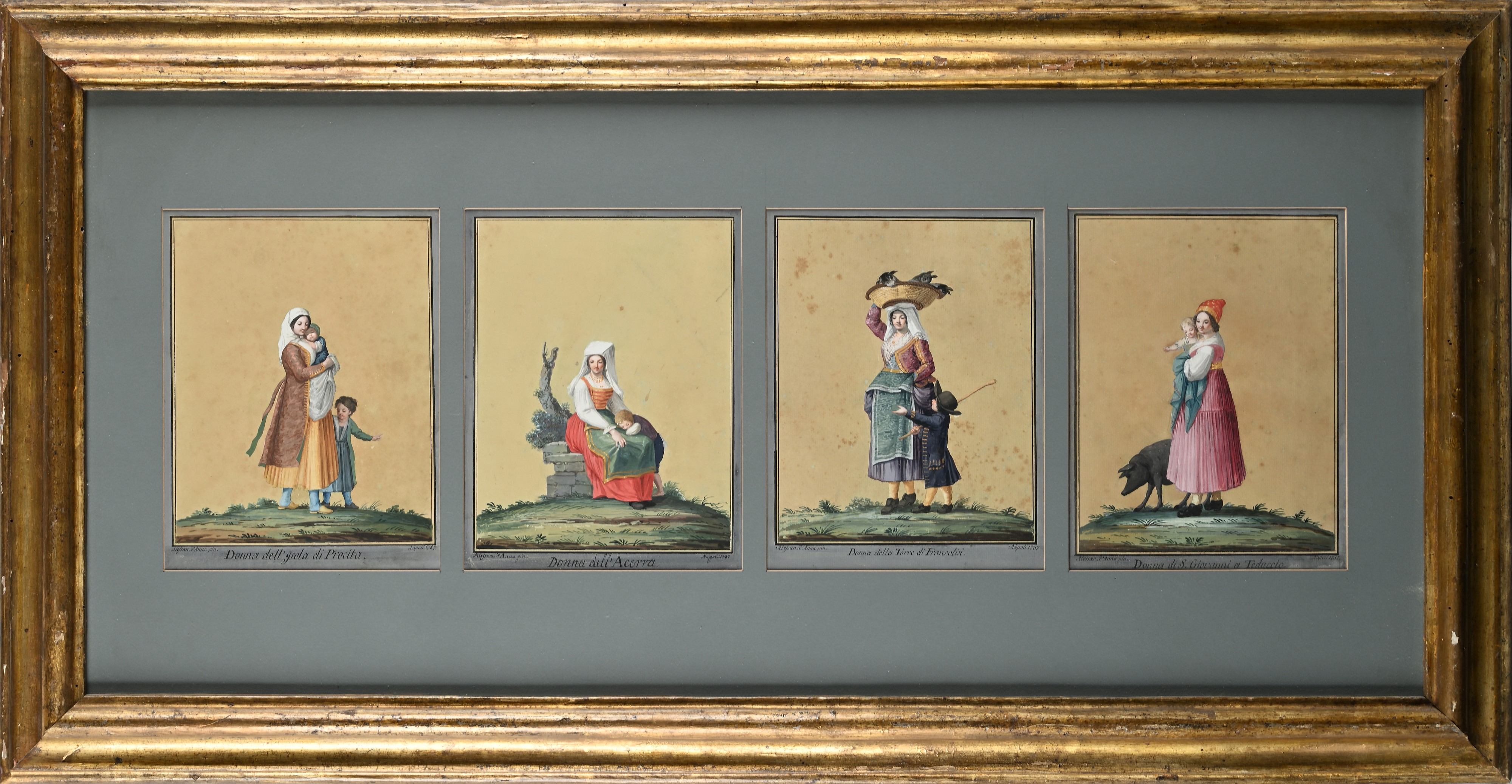 Donna dell'Isola di Procita; Donna dell'Acerra; Donna della Torre di Francolisi; Donna di San Gio...