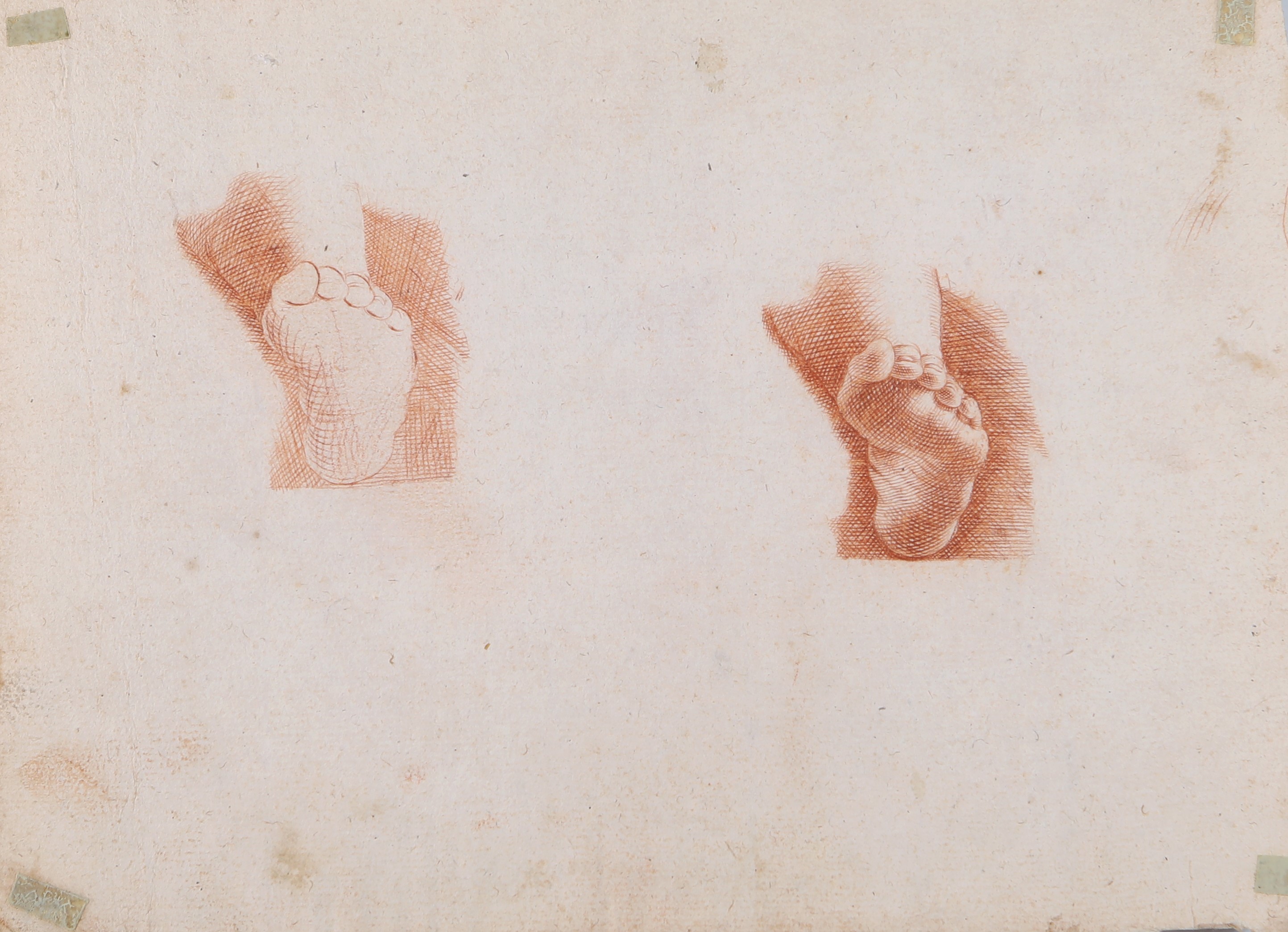 Pittore Accademico degli Inizi del XIX Secolo - Studi di Piedi