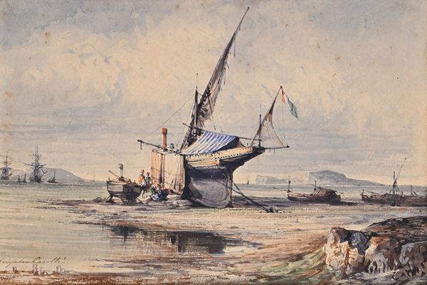 Veduta del golfo di Napoli da Mergellina