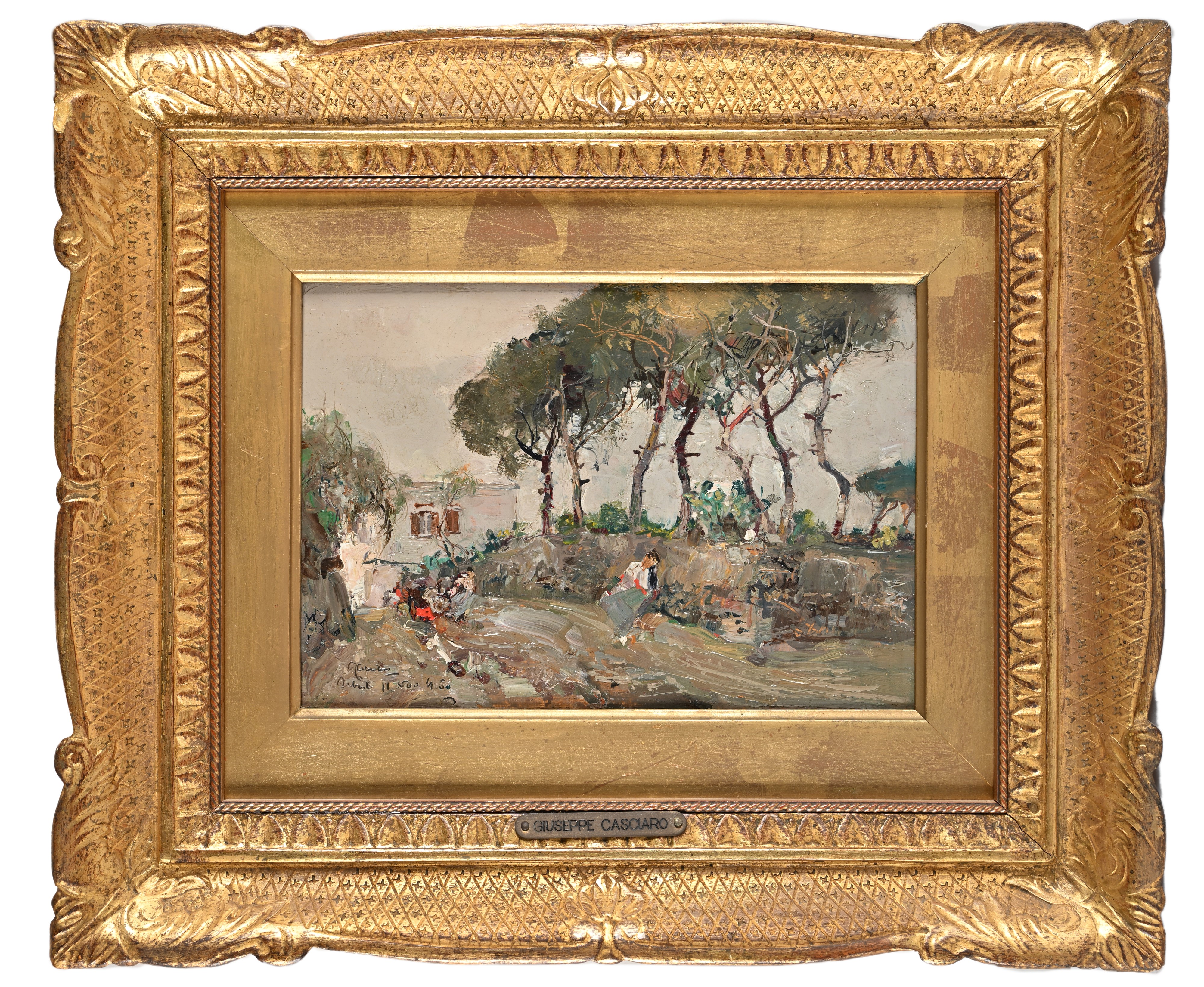 Giuseppe Casciaro - Ischia, Passeggio Lungo la Pineta