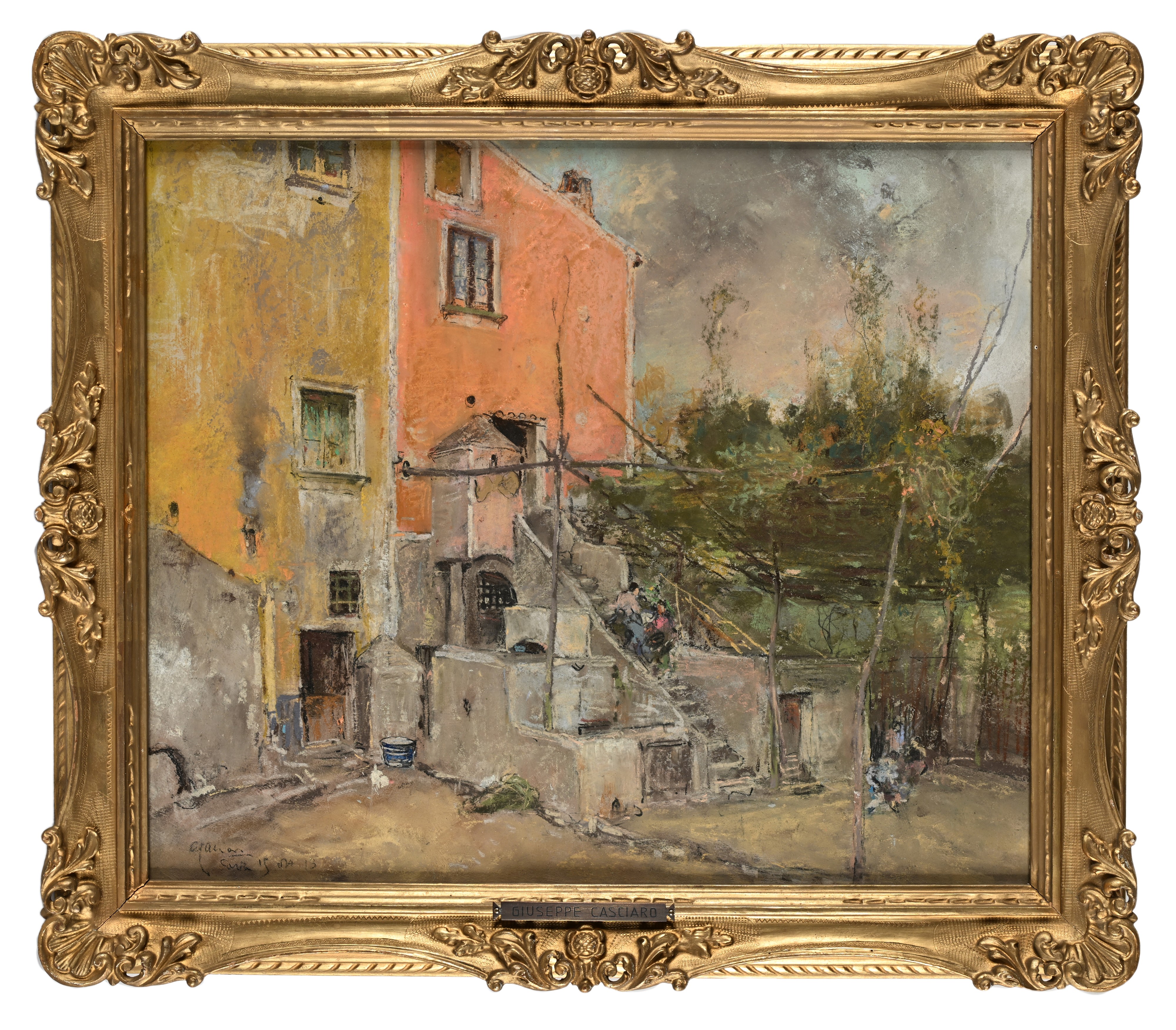 Giuseppe Casciaro - 'la Casa Rossa - Cava dei Tirreni'.