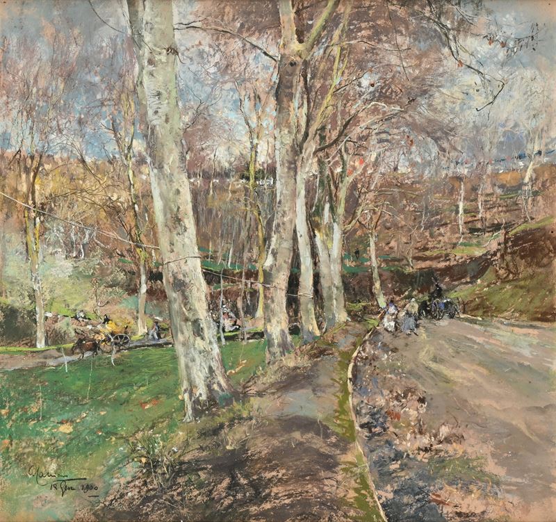 Giuseppe Casciaro - "via dei Canapi / Napoli / 18 Gennaio 1900"