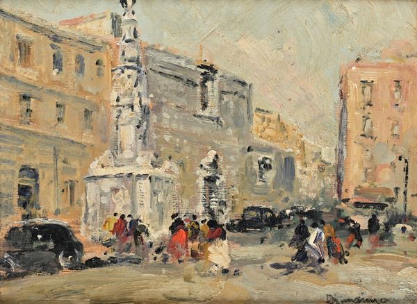 Napoli, piazza del Gesù