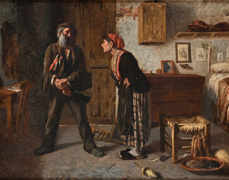 Vincenzo Montefusco - Il Rimprovero della Moglie