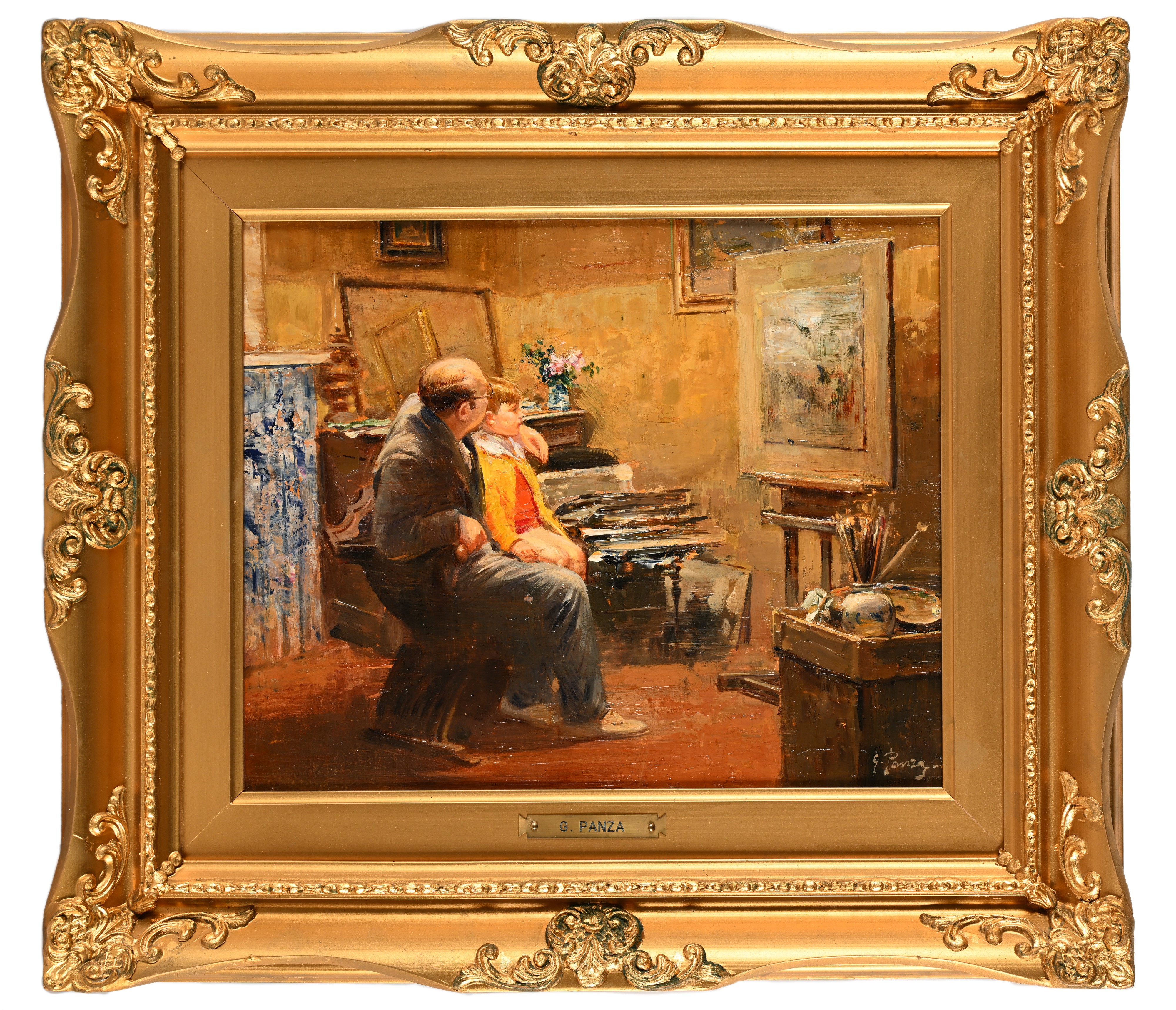 Giovanni Panza - Nello Studio del Pittore