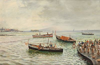 Napoli, Pescatori a Santa Lucia