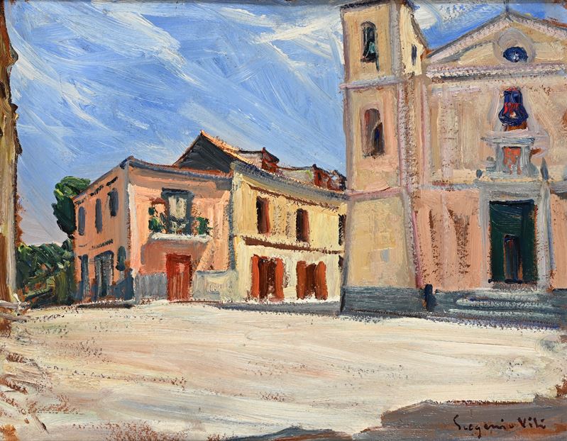 Eugenio Viti - Piazza a Massalubrense