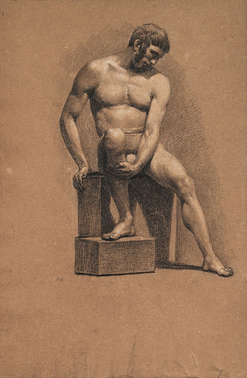 Scuola Neoclassica Milanese - Studio di Nudo Maschile
