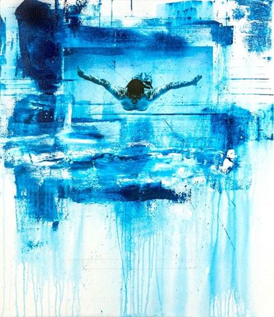 Proggetto Arciboldo N.3 Olio su Cartone CM 101x71 Firmato in Basso a Destra