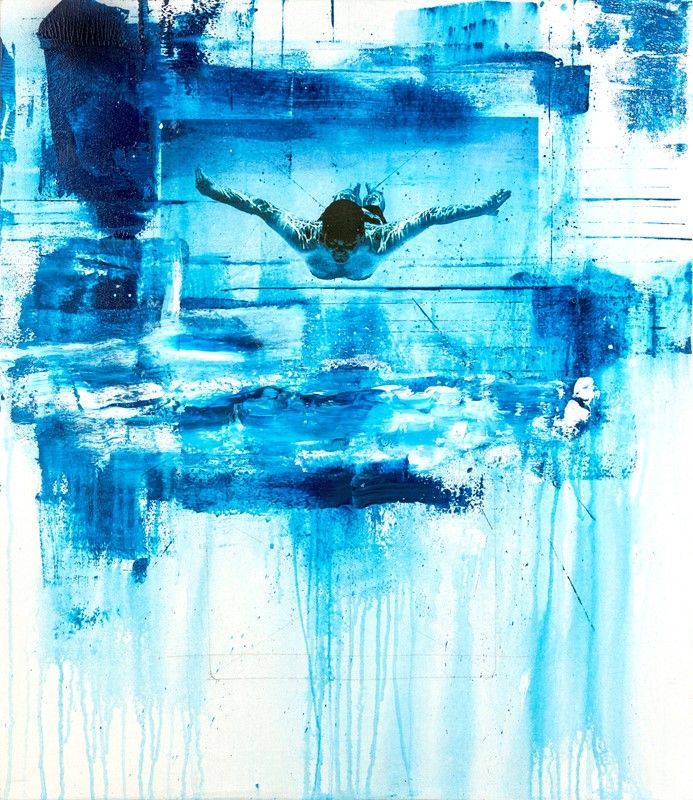 Pierluigi Bellacci - Proggetto Arciboldo N.3 Olio su Cartone CM 101x71 Firmato in Basso a Destra