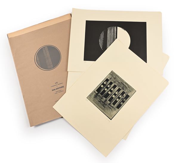 10 Litografie di Salvatore Messina presentate da Toni Toniato