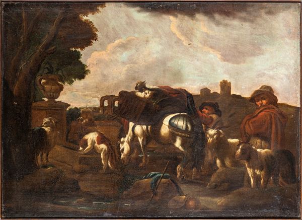 Philipp Peter Roos - Scena pastorale