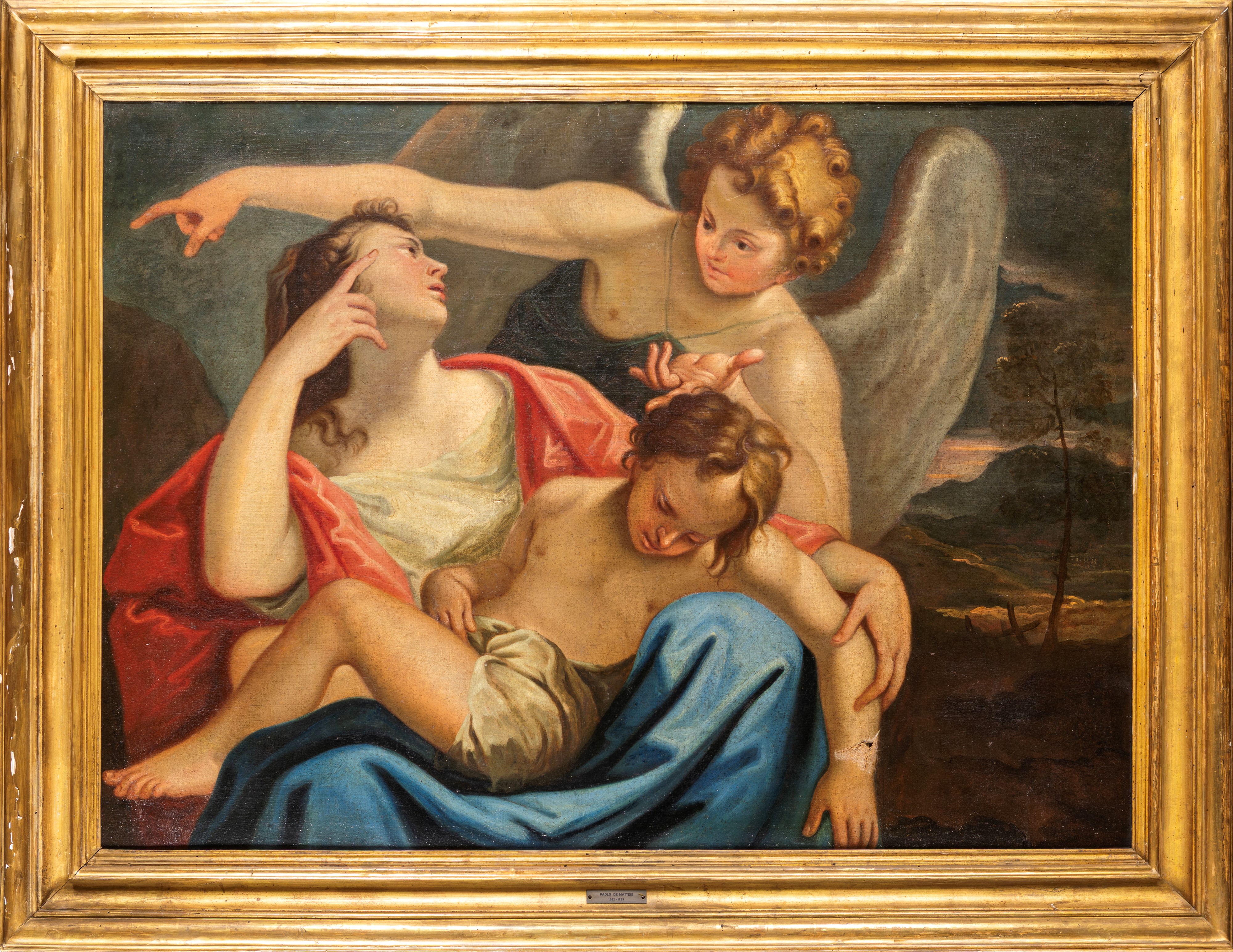 Agar nel deserto con il figlio Ismaele