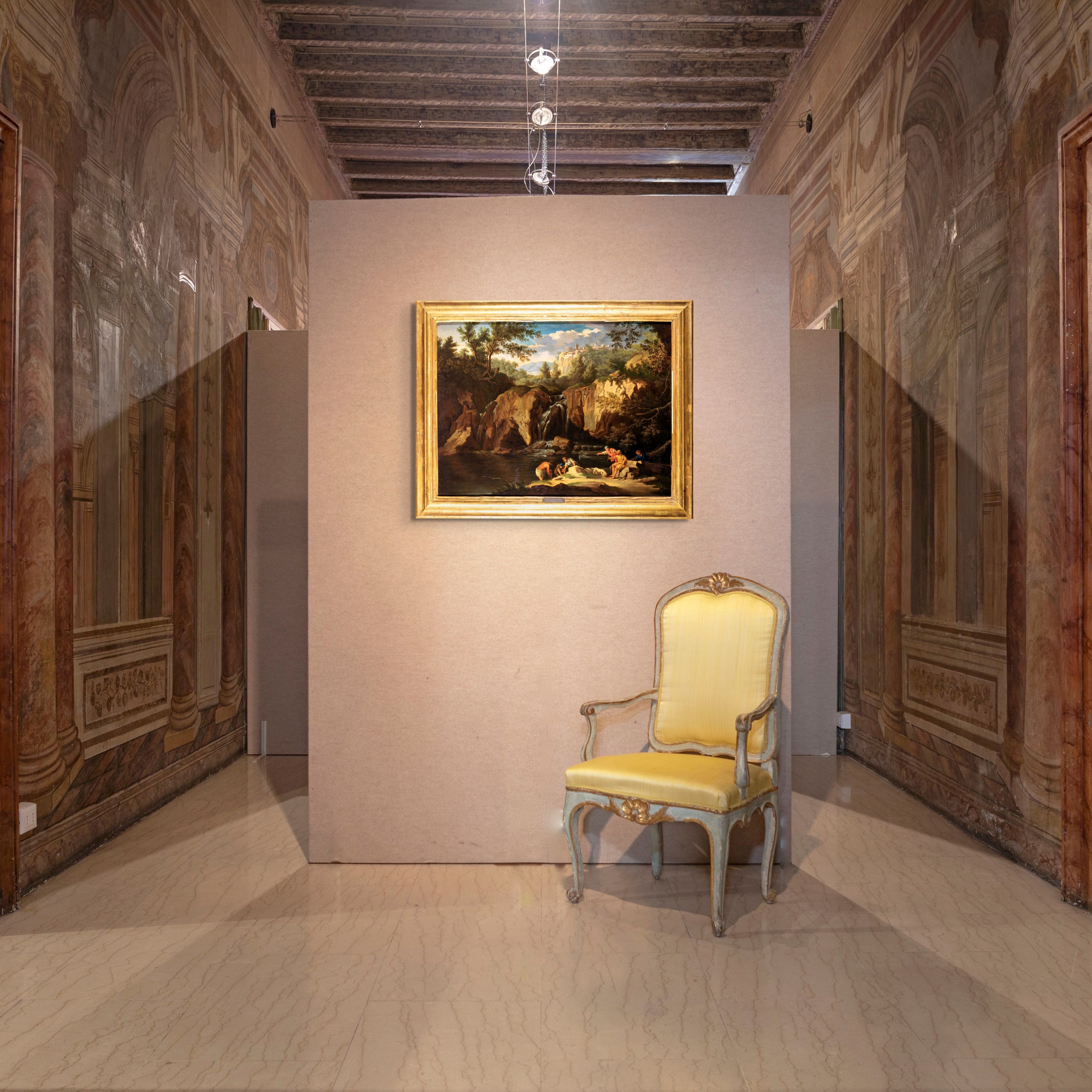 Paesaggio con personaggi