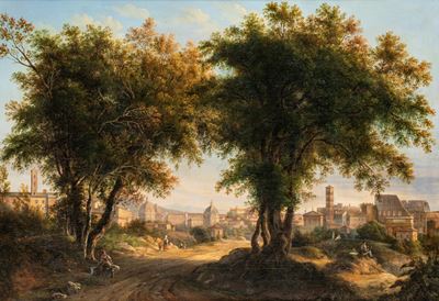 Veduta di Roma dal Campidoglio al Colosseo
