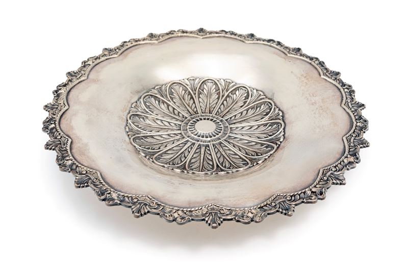 Alzatina in Argento 800/000 a Forma di Fiore