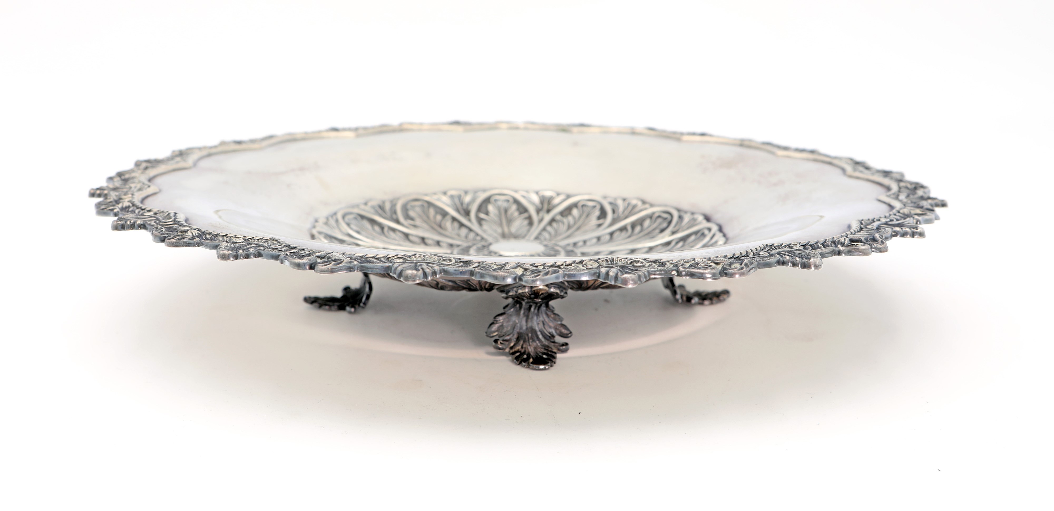Alzatina in Argento 800/000 a Forma di Fiore