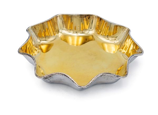 Bulgari - Vaschetta polilobata in argento 925/000
