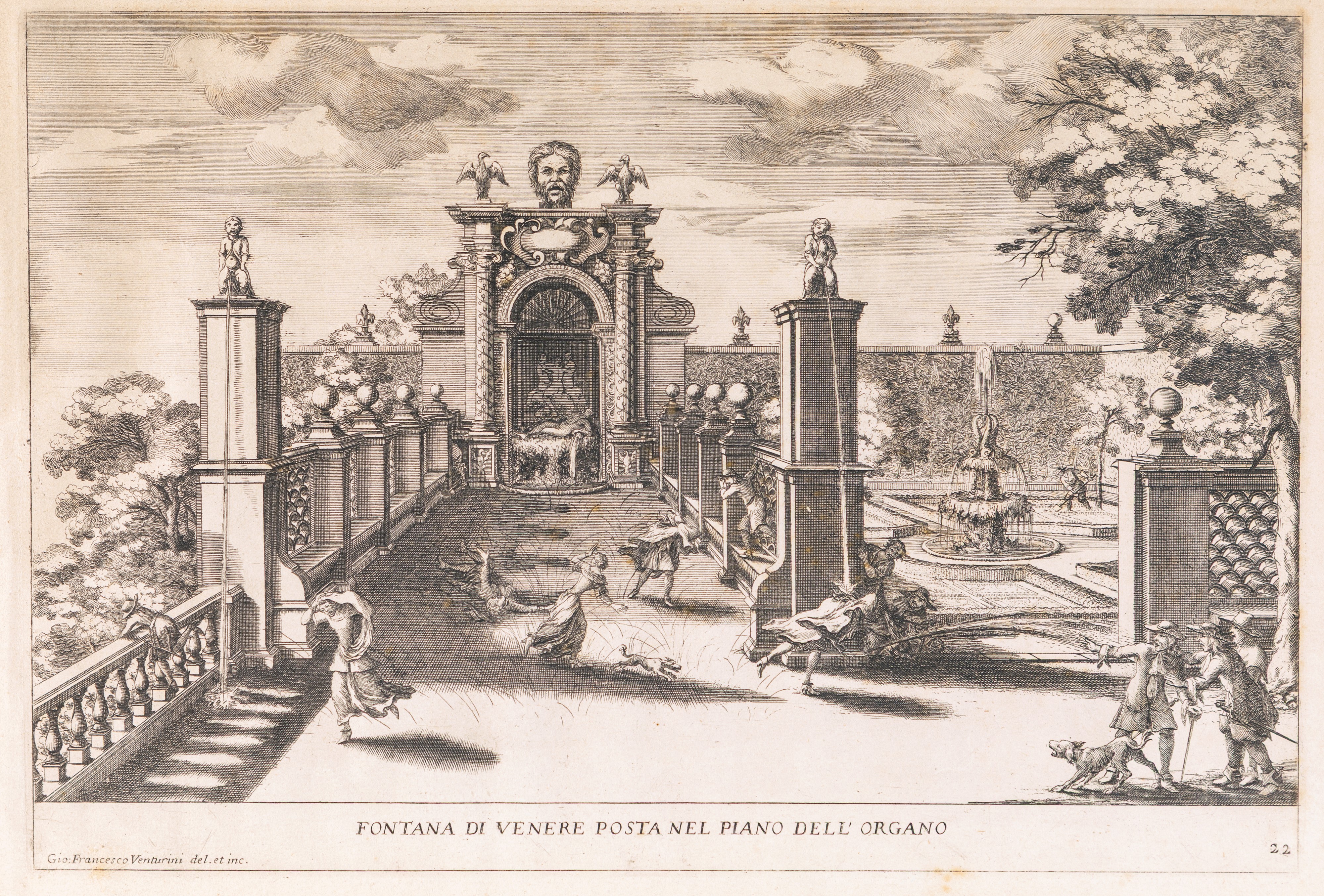 Tivoli, Villa d'Este "Fontana di Venere posta nel piano dell'organo"