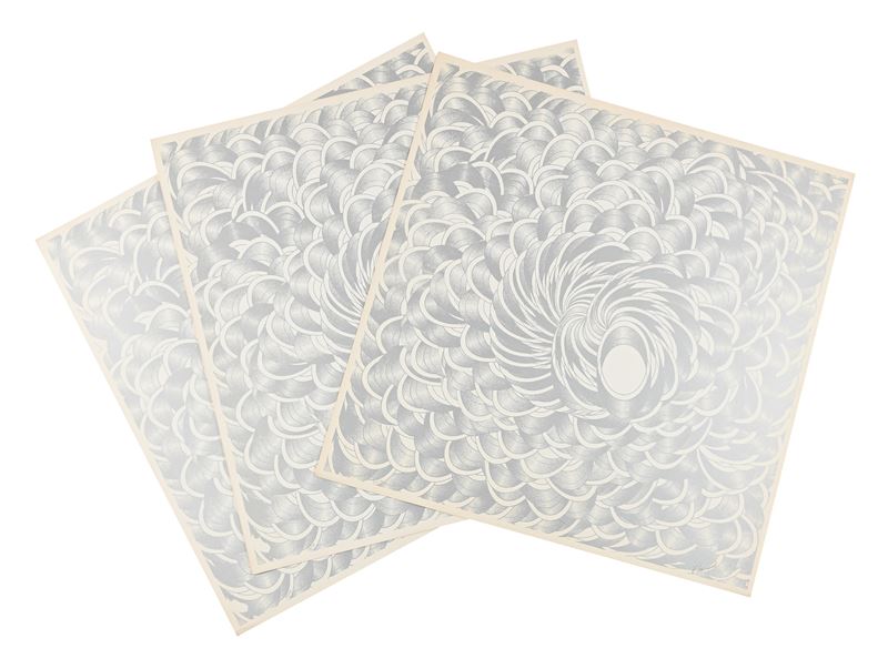 Lotto di tre serigrafia