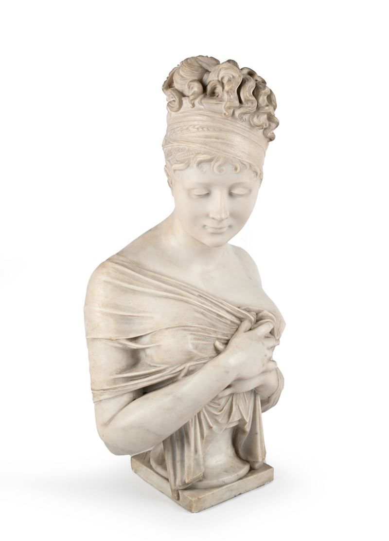 Chinard, Ritratto di Juliette Récamier, seconda metà del XIX secolo