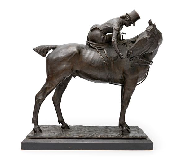 Giuseppe Bianchi - Giovane donna a cavallo