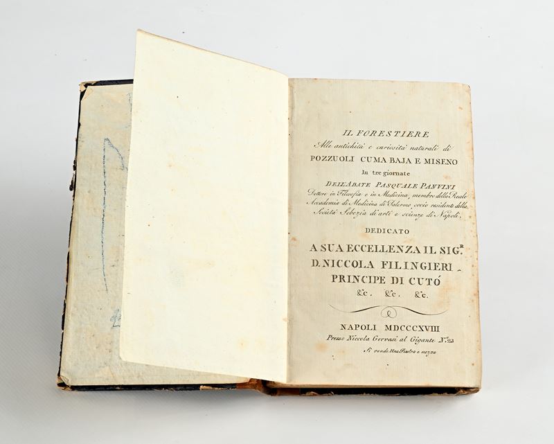 Pasquale Panvini - Il Forestiere Alle antichità e curiosità naturali di Pozzuoli Cuma Baja e Mise...